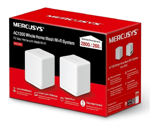 Router Mercusys Wi-fi Mesh Halo S12 Wifi Ac1200 Pack De 2