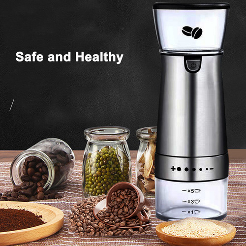 Cafetera Eléctrica Portátil De Acero Inoxidable