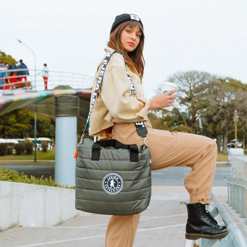 Imagen 3 de 10 de Tote Shopper Xl Diamond Rap Militar