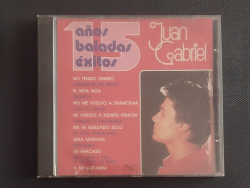 Cd Juan Gabriel 25 Años Baladas Exitos