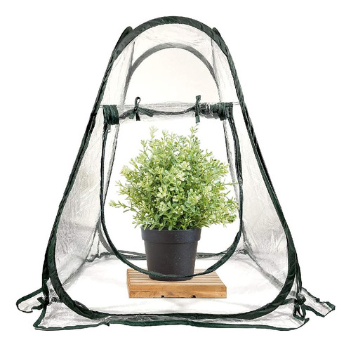 Pratico Outdoors Pop Up Mini Greenhouse Con Cubierta De Plan