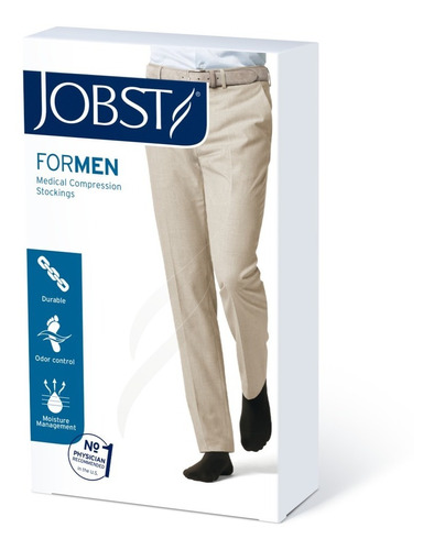 Calcetín Compresivo Jobst For Men 20/30 Rodilla S-m-l-xl