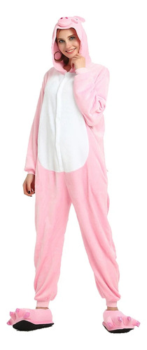 Pijama Mono De Cerdita Para Adultos, Disfraz De Cosplay 