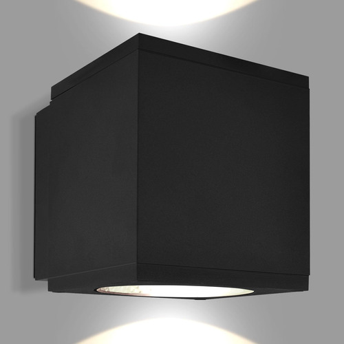 Luxrite Lampara Led De Pared De Cubo Para Exteriores, Modern