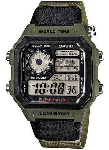 Reloj Casio Casino Royal Ae-1200whb-3bvdf - 100% Original