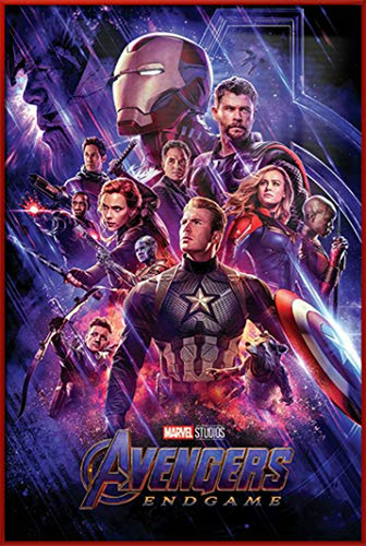 Avengers Endgame - Póster De Película Enmarcado (estilo Norm