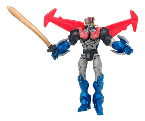Mazinger Z Figura Articulada Con Luz Y Accesorios 22 Cm