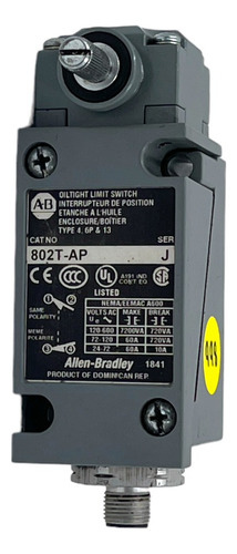 802t-ap Allen Bradley Limit Switch (Usado)