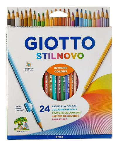 Lápices 24 Colores Giotto Stilnovo