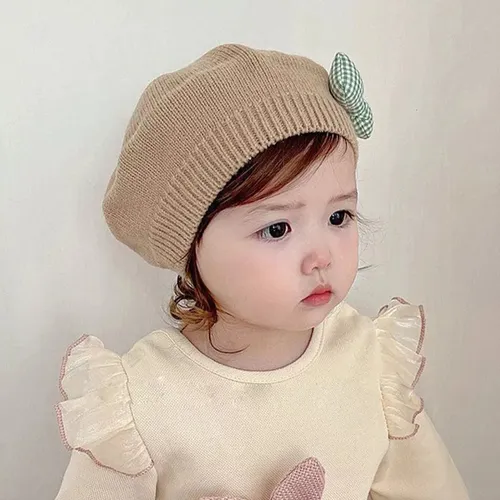 Boina De Punto Suave Y Cómoda Para Bebés Y Niñas.