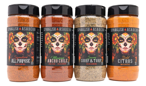 Spanglish Asadero La Coleccion Seasonings 10 Oz. Paquete De