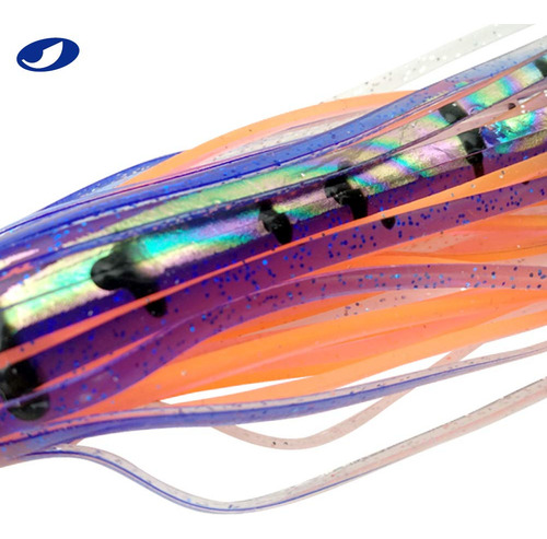 Ocean Cat Juego De 6 Señuelos De Arrastre Para Atún Marlin Mahi, Delfín, Durado, Wahoo, Bolsa De Malla (6 Pulgadas, Cabeza De Vidrio, 6 Unidades)