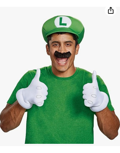 Kit De Accesorios Para Disfraz De Luigi De Super Mario Bros