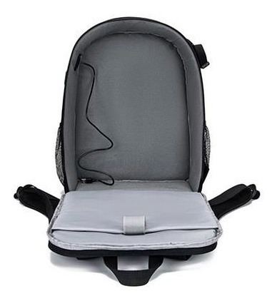 Imagen 4 de 10 de Mochila Para Cámara Fotográfica D6 Color Negro