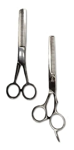 comprar Kit 2 Tijeras Peluqueria Profesional Entresacar Pulir   Kaos