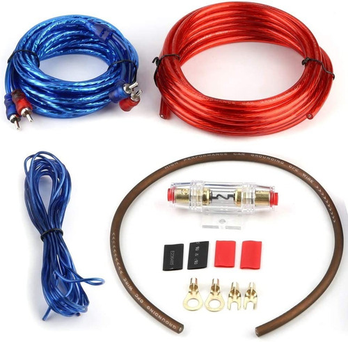 Kit Cables Para Sistema De Audio Y Amplificador Carro 3200w