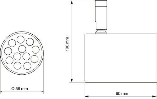 Imagen 2 de 7 de Aplique Spot Móvil Led 1 Luz De Pared / Techo Minimalista