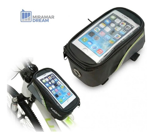 Alforja Bolso Delantero Porta Celular/gps Para Bicicleta