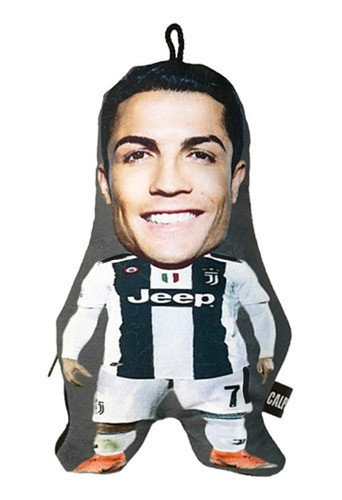 Cojín Mini Cristiano Ronaldo Chiquito - Juventus - 27 Cm.