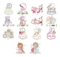 Comprar 52 Matrices P\u002F Maquinas De Bordar  Niñas\u002Fdamas\u002Fmuñecas