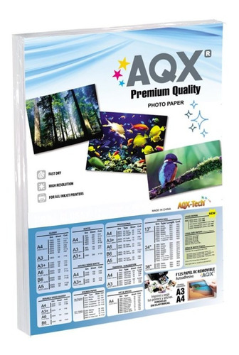 Papel Fotografico A4 Glossy 230g 300 Hojas Brillante Heavy