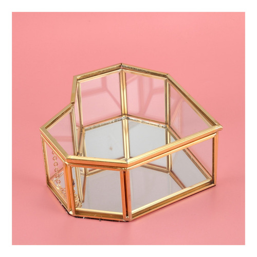 Asd Flip Love Joyero De Cristal Geométrico En Forma De