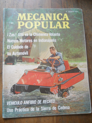 Revista Mecanica Popular Agosto De 1966.