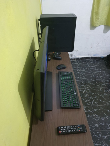 Pc Gamer Samsung + Monitor 27° Polegadas Fhd + Kit Gamer