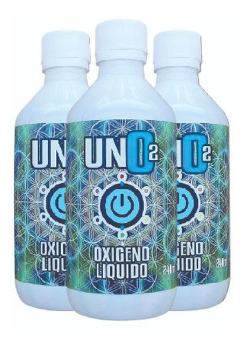 Oxigeno Liquido - Promocion Kit 3x240ml - Rinde 9 Meses C/u