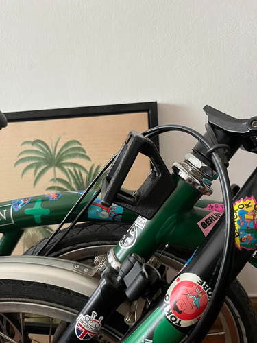 Vendo Brompton Block Front Carrier Gancho De Carga Negro
