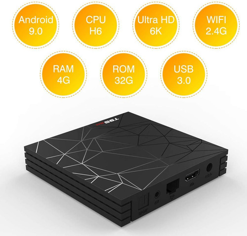 Android Tv Box T95 Max Android 90 Tv Box Chip H6 Cortex-a53
