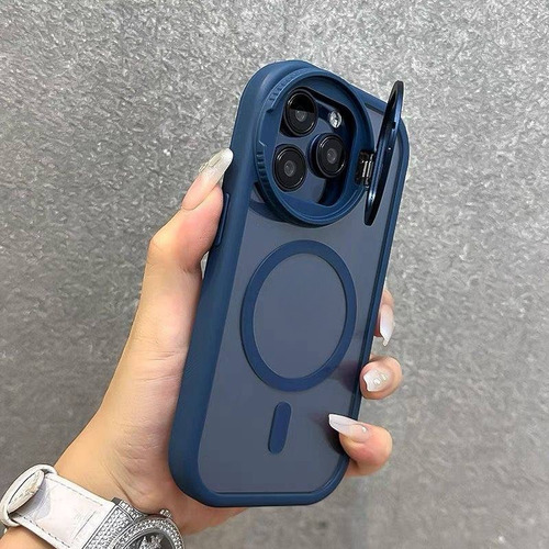 Potente Funda De Lente Anticaída Space Capsule Con Protección De 360° Para iPhone 11, 12, 13, 14, 15, 16 Pro Max