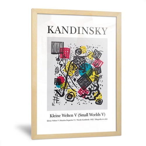 Cuadros Kandinsky Abstractos Para Living Sala De Estar 35x50