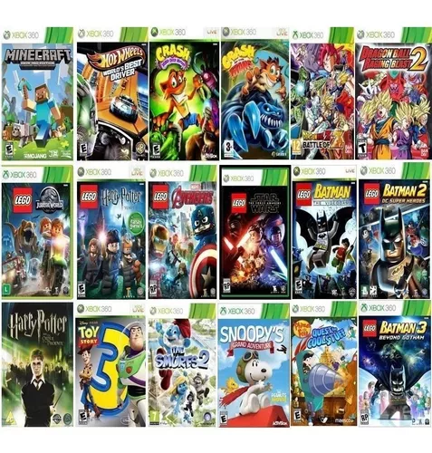 Jogo para xbox 360 versão LT 3.0 - kit com 5 jogos