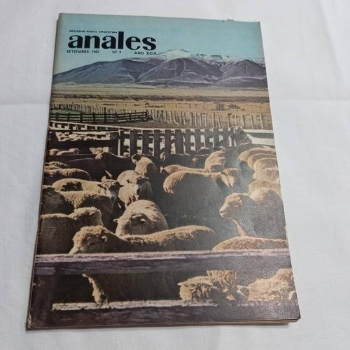 Revista   Anales Sociedad Rural Septiembre 1965