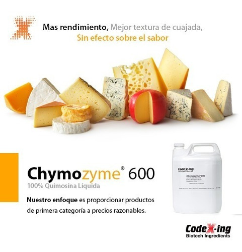 Quimosina Vegetariana Quesos Gallon 3.785lts