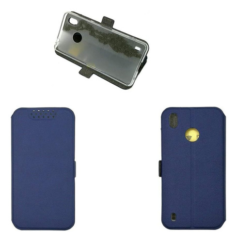 Funda Para Zte Visible R2 Color Azul De Proteccion Completa