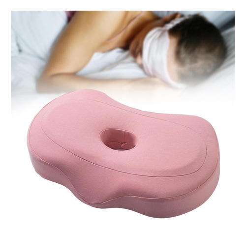 Almohada Para Piercing De Oreja, Almohada Invisible Con