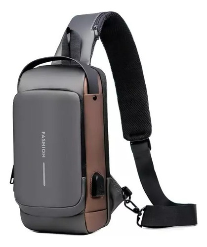 Bolso De Pecho Bandolera Antirrobo Impermeable Con Usb