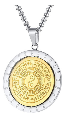 4 Colgante For Hombre De Tonos Colgante Bagua Ocho Diagrama