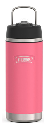 Thermos Icon Series - Botella De Agua Para Niños Color Rosa Emcendido