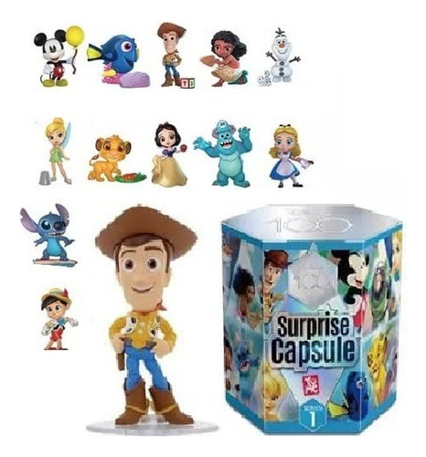 Yume Caja Capsula Sorpresa Disney 100 Muñeco Juguete Figura 