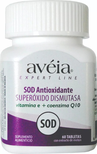 Antioxidantes Glutatión, Superóxido Dismutasa, Catalasa, 60 Sabor Melón
