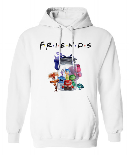 Sudadera Con Gorro Intensamente Friends En El Frasco