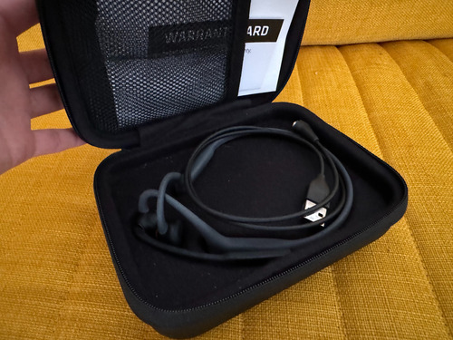 Audífonos Inalámbricos Coduccion Osea Aftershokz Opencomm Gris (Usado)
