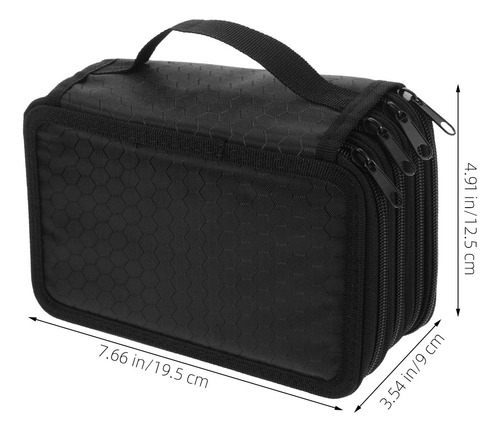Estuche Organizador De 72 Ranuras Para Lápices De Colores De