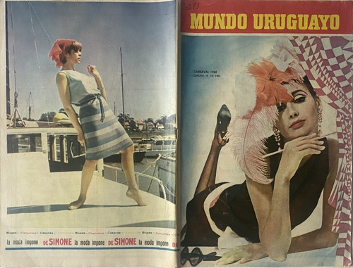 Mundo Uruguayo N° 2442 Carnavales De Antaño 1966  Mv2