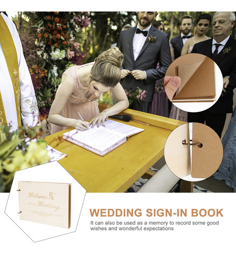 Libro De Visitas, Minilibro De Autógrafos Para Bodas