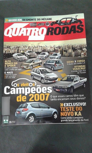 R/m - Revista Quatro Rodas - Dez 2007 - Eleitos 2007 Ford Ka