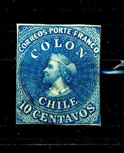 Sellos Postales De Chile. Primera Emisión N° 11 Años 1861-62